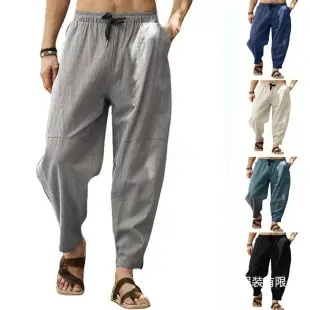 New Cross-Border Nine Point Pants Plus Size Green — feature 3