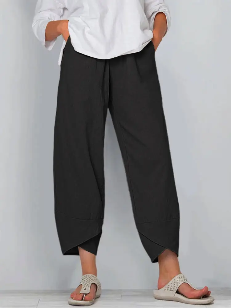 New Cross-Border Nine Point Pants Plus Size Green