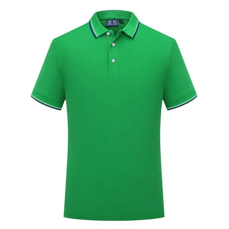 Men Yellow Polo Shirt Short Sleeve Collared Brand - Image 13