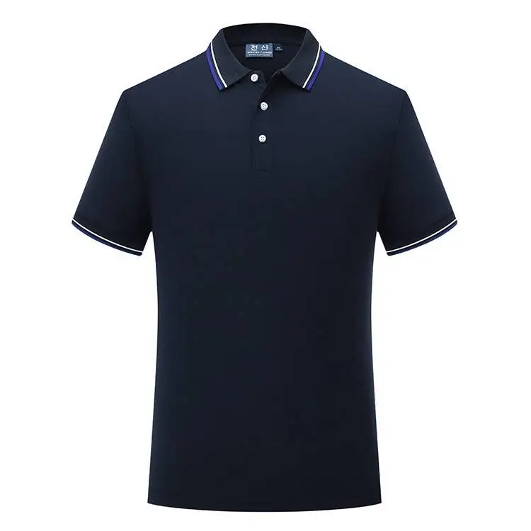 Men Yellow Polo Shirt Short Sleeve Collared Brand - Image 5