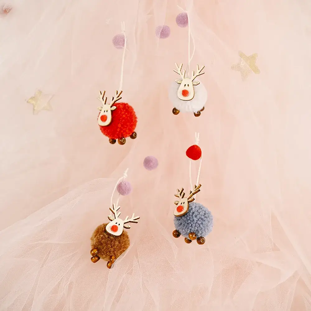 Felt Deer Christmas Tree Pendant Decor - Image 7