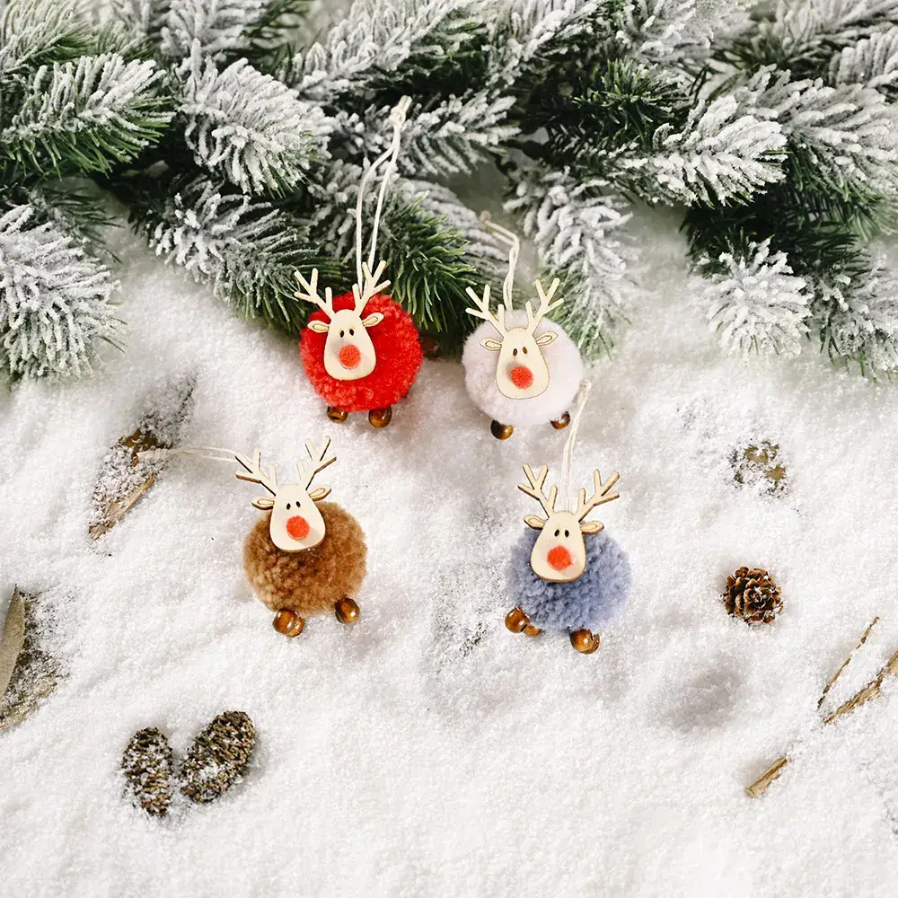 Felt Deer Christmas Tree Pendant Decor - Image 9