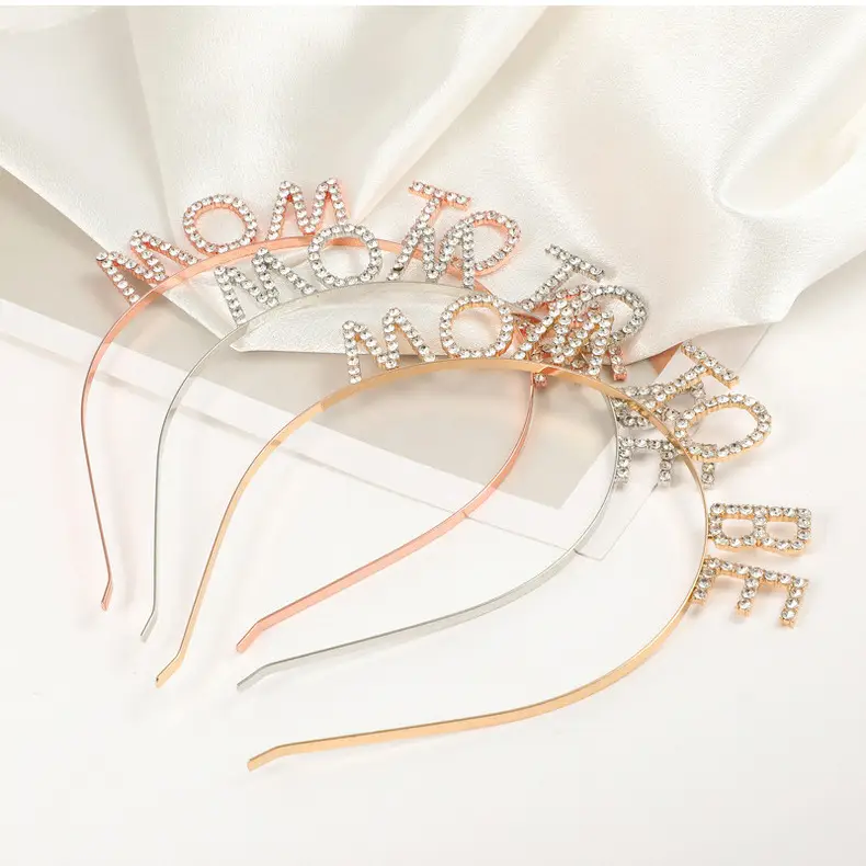 Golden Mother's Letter Headband for Maternity & Party Wear — feature 32