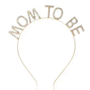 Golden Mother's Letter Headband for Maternity & Party Wear — feature 7