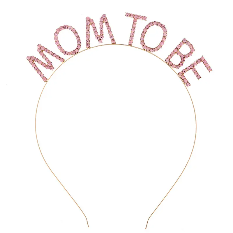 Golden Mother's Letter Headband for Maternity & Party Wear - Image 4