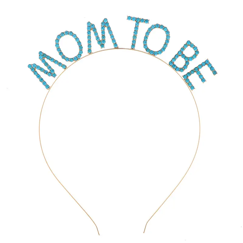 Golden Mother's Letter Headband for Maternity & Party Wear - Image 5