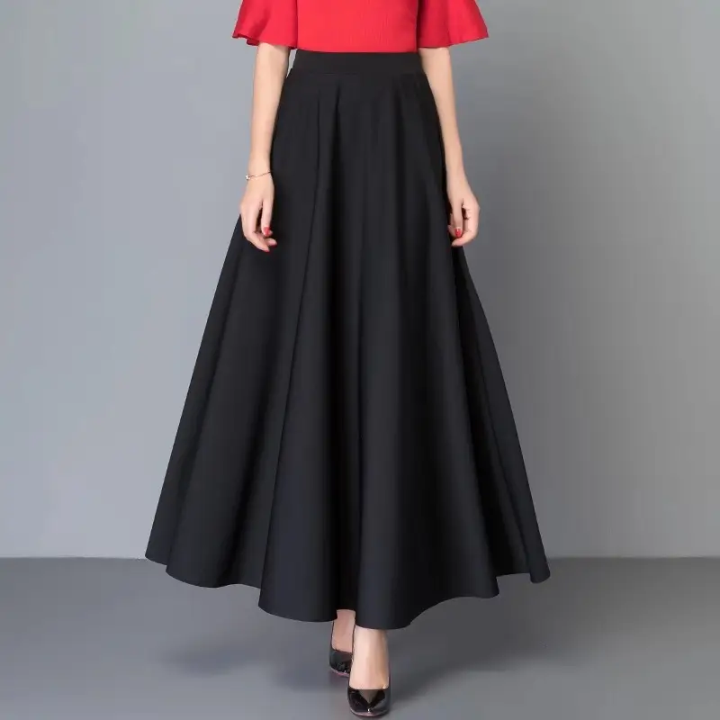 Women's Cross-Border Skirt Large Size Solid Color - Image 5