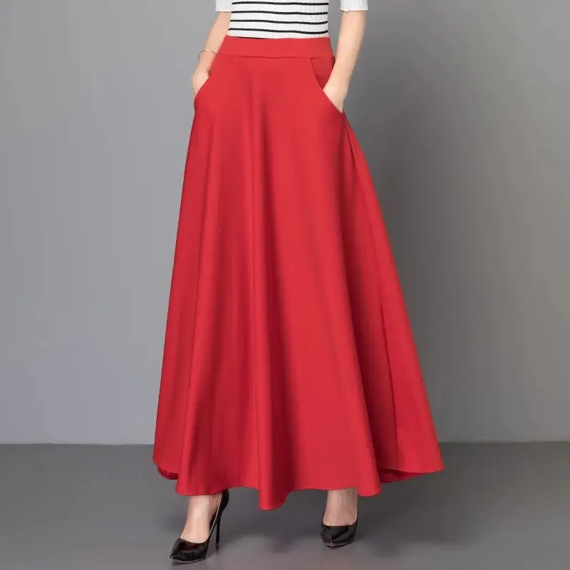 Women's Cross-Border Skirt Large Size Solid Color - Image 7