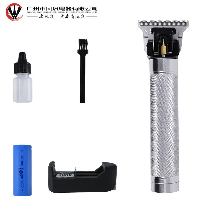 Feipeng K4 Electric Clippers with Oil Head & White Gradient Design - Image 7