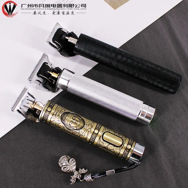 Feipeng K4 Electric Clippers with Oil Head & White Gradient Design - Image 8
