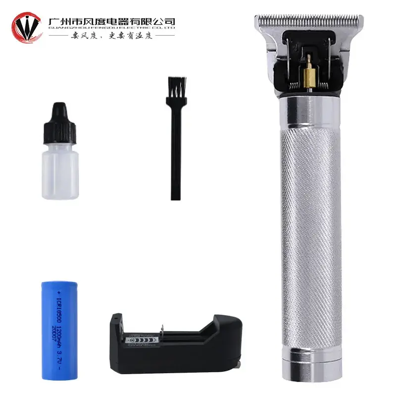 Feipeng K4 Electric Clippers with Oil Head & White Gradient Design - Image 4