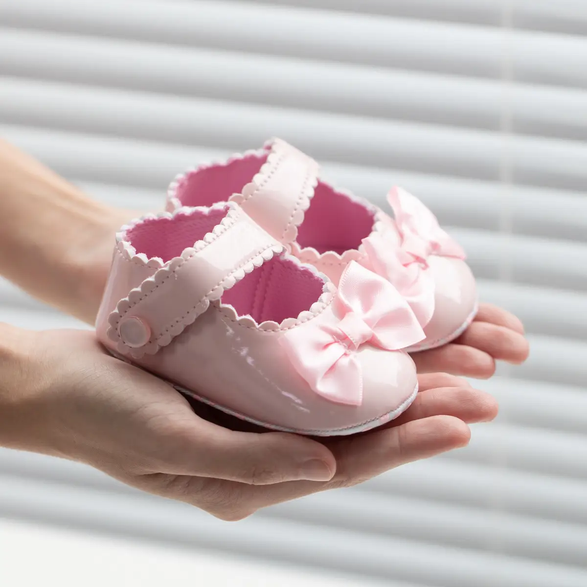 Pink Bow Baby Shoes 0-1 Year Old Non-Slip — feature 14