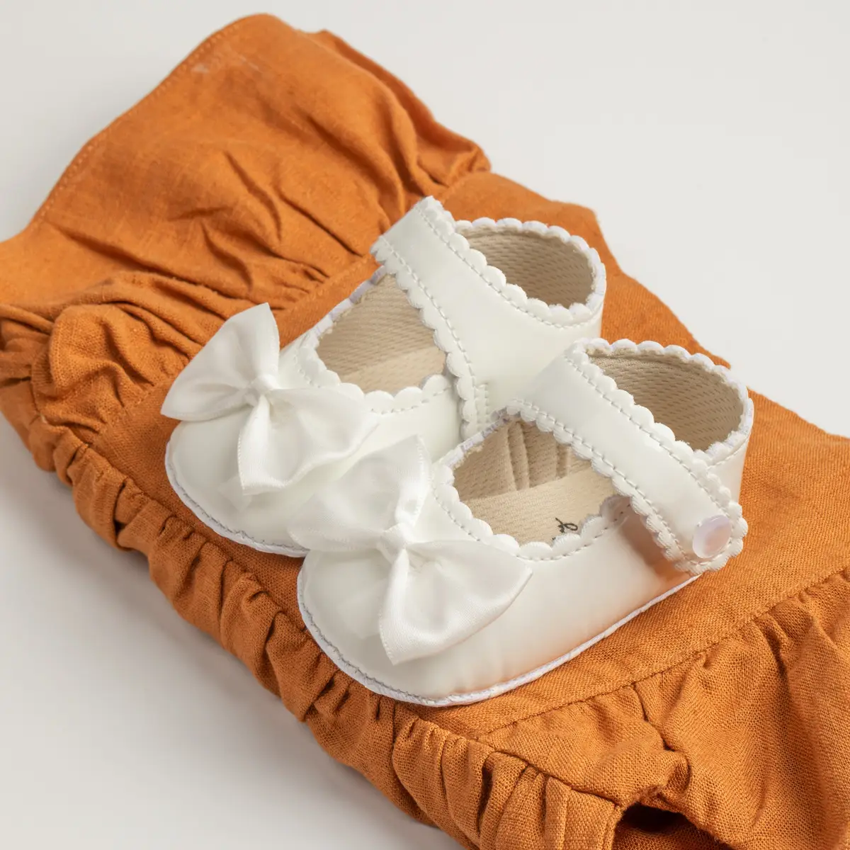 Pink Bow Baby Shoes 0-1 Year Old Non-Slip — feature 5