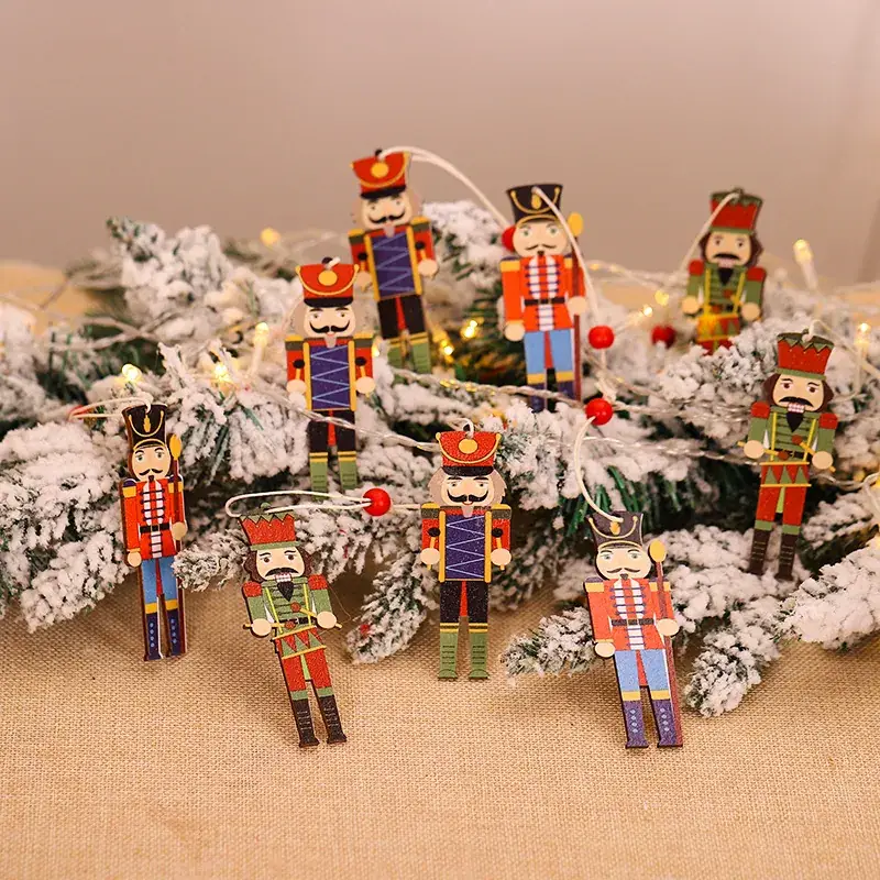 Walnut Soldier Christmas Decor Pendants - Image 4