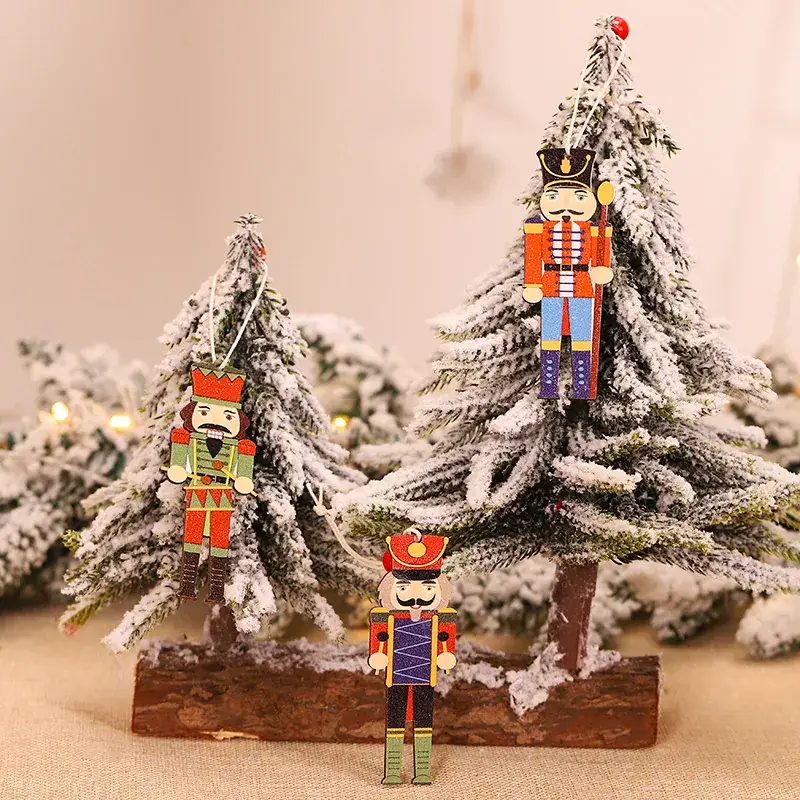 Walnut Soldier Christmas Decor Pendants - Image 5