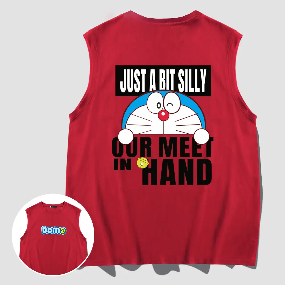 Doraemon Graphic Yellow Cotton Vest Teenage - Image 4