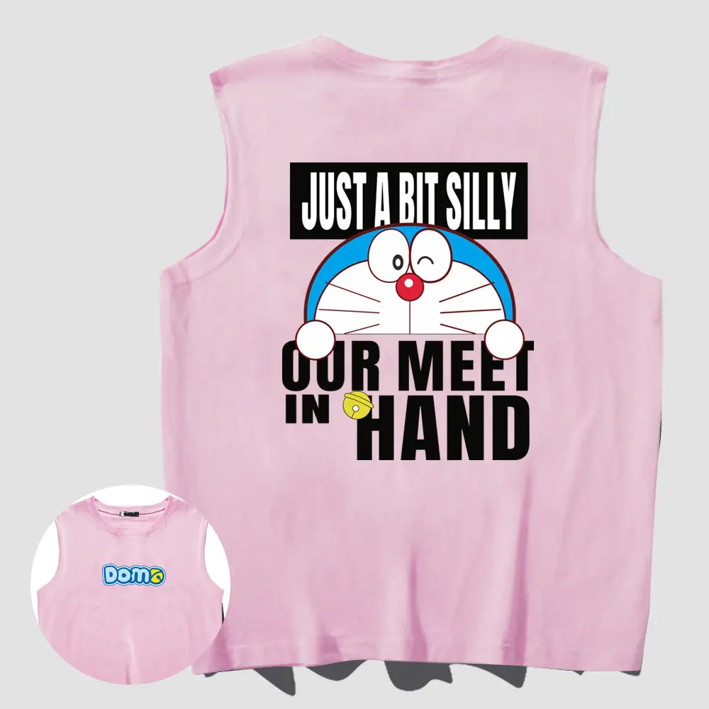 Doraemon Graphic Yellow Cotton Vest Teenage - Image 6
