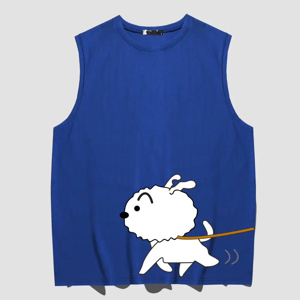 Japanese Anime Cartoon Vest Red Unisex Summer - Image 11