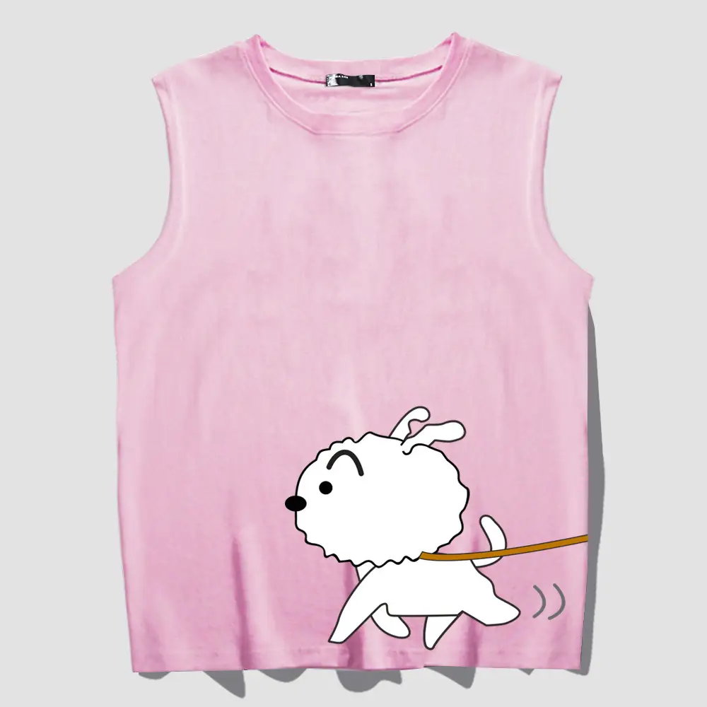 Japanese Anime Cartoon Vest Red Unisex Summer - Image 12