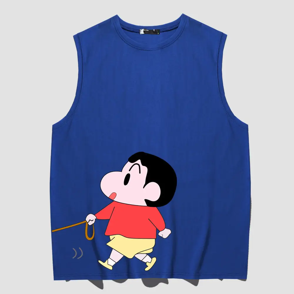 Japanese Anime Cartoon Vest Red Unisex Summer - Image 5