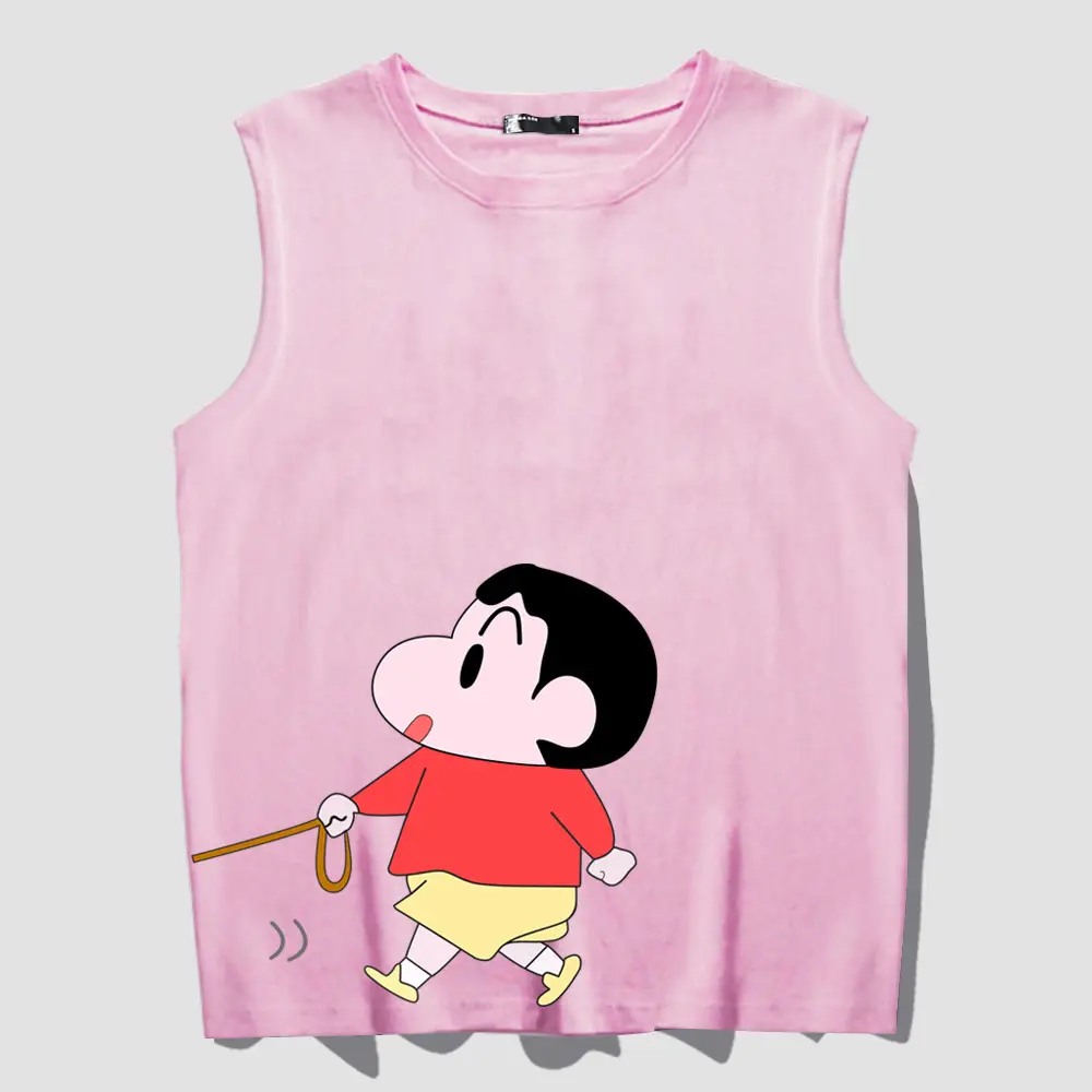 Japanese Anime Cartoon Vest Red Unisex Summer - Image 6