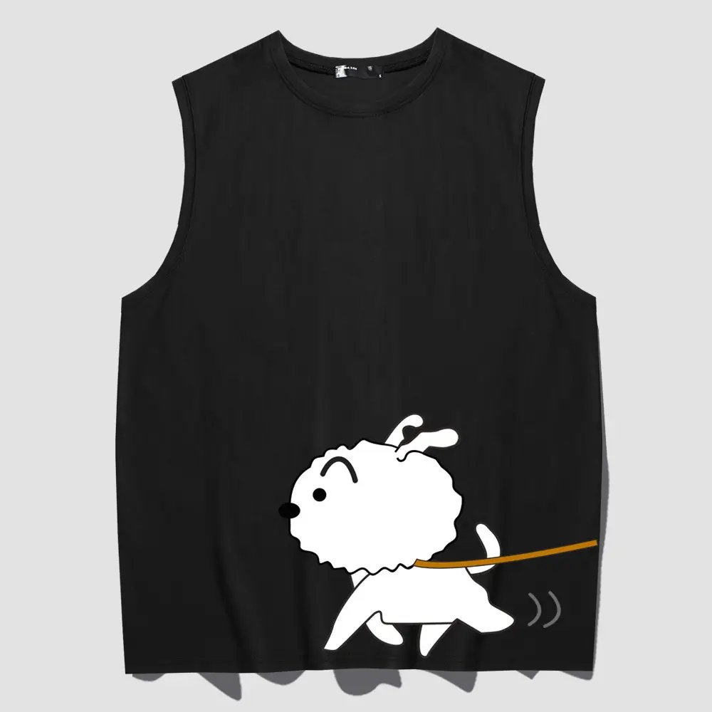 Japanese Anime Cartoon Vest Red Unisex Summer - Image 7
