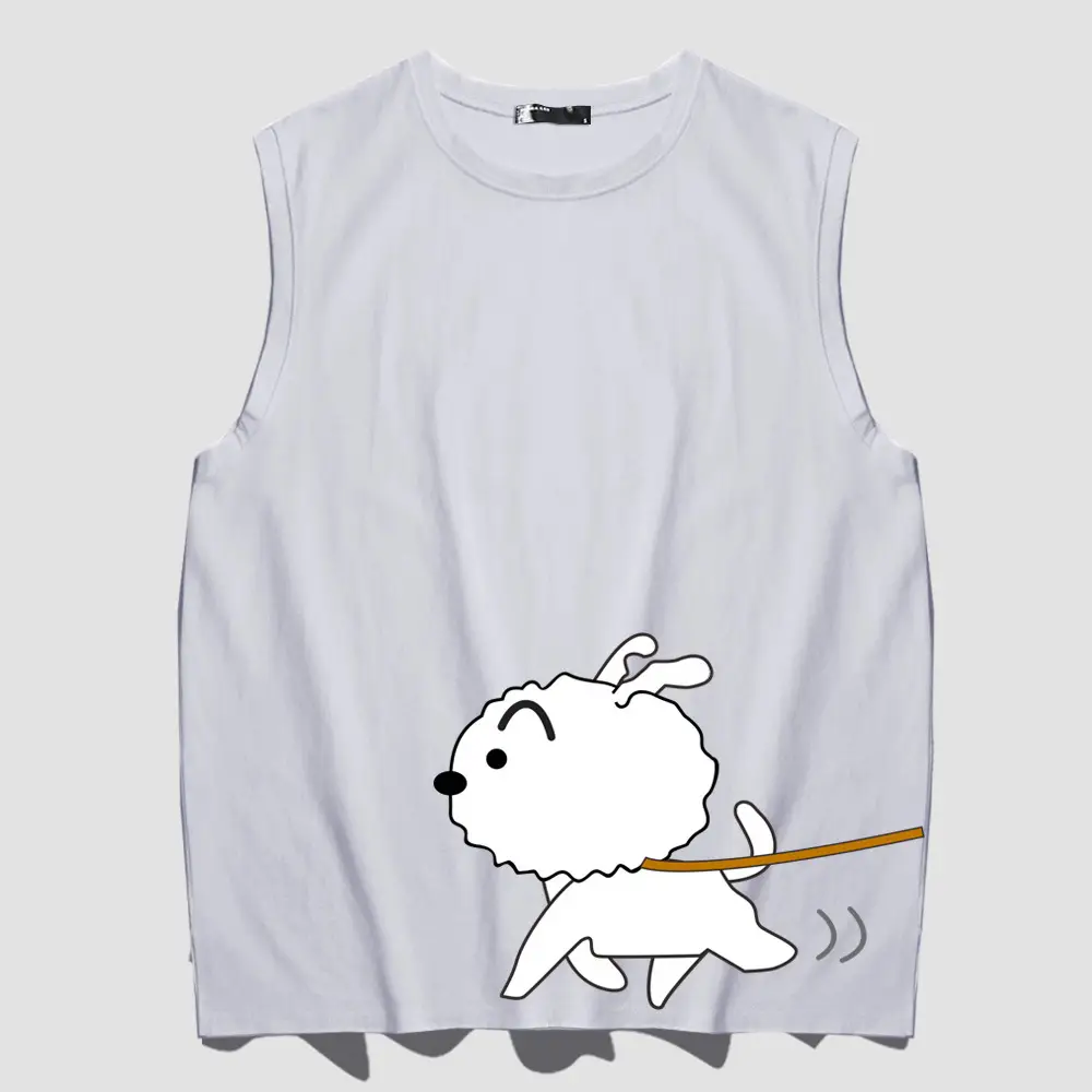 Japanese Anime Cartoon Vest Red Unisex Summer - Image 8