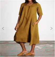 New European Women's Petal Sleeve Dress with Tassels — feature 13