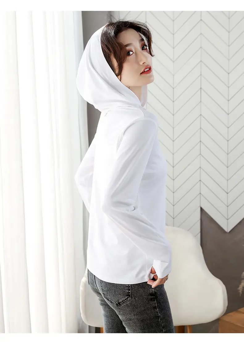 Women Green Hooded Sweatshirt Casual Top with Plaid Bottom — feature 20