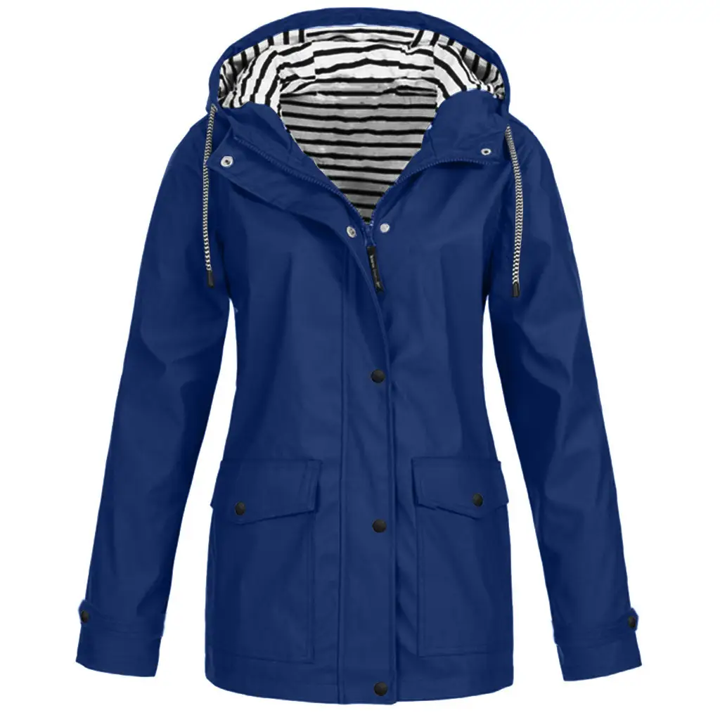 Blue 3-in-1 Waterproof Hoodie Jacket for Men - Image 15