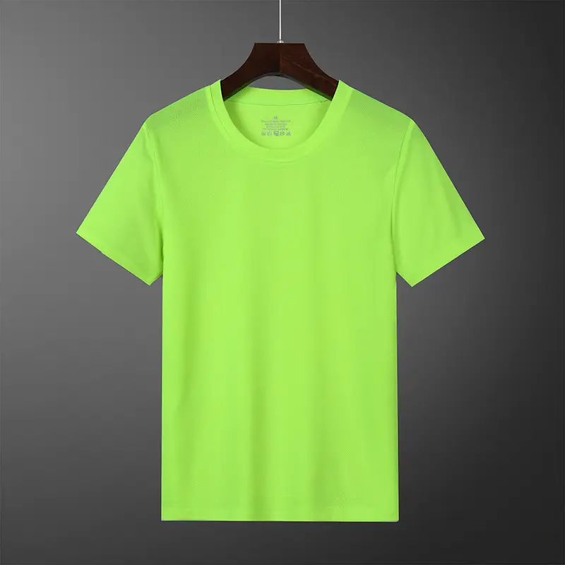 Men Navy Blue Quick-Drying T-Shirt Summer Sports Wear - Image 9