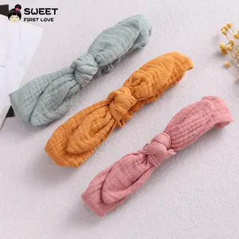 White Elastic Hair Band for Women Large Bow — feature 6