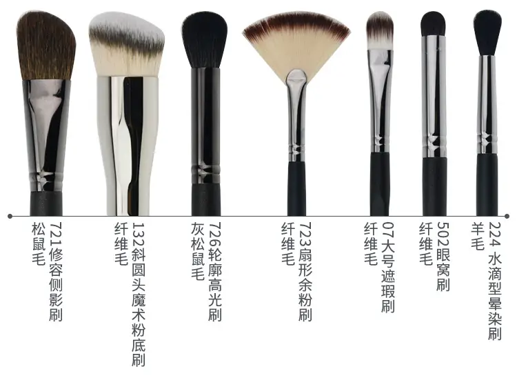 Cangzhou Pure White Makeup Brush Set — feature 10