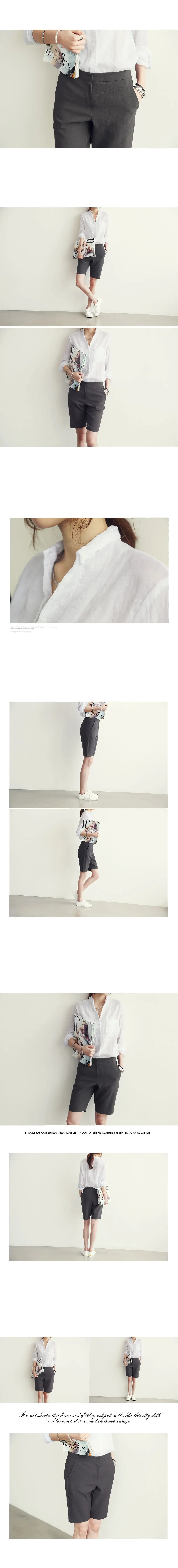 2024 Korean Style White Linen Shirt Large — feature 4