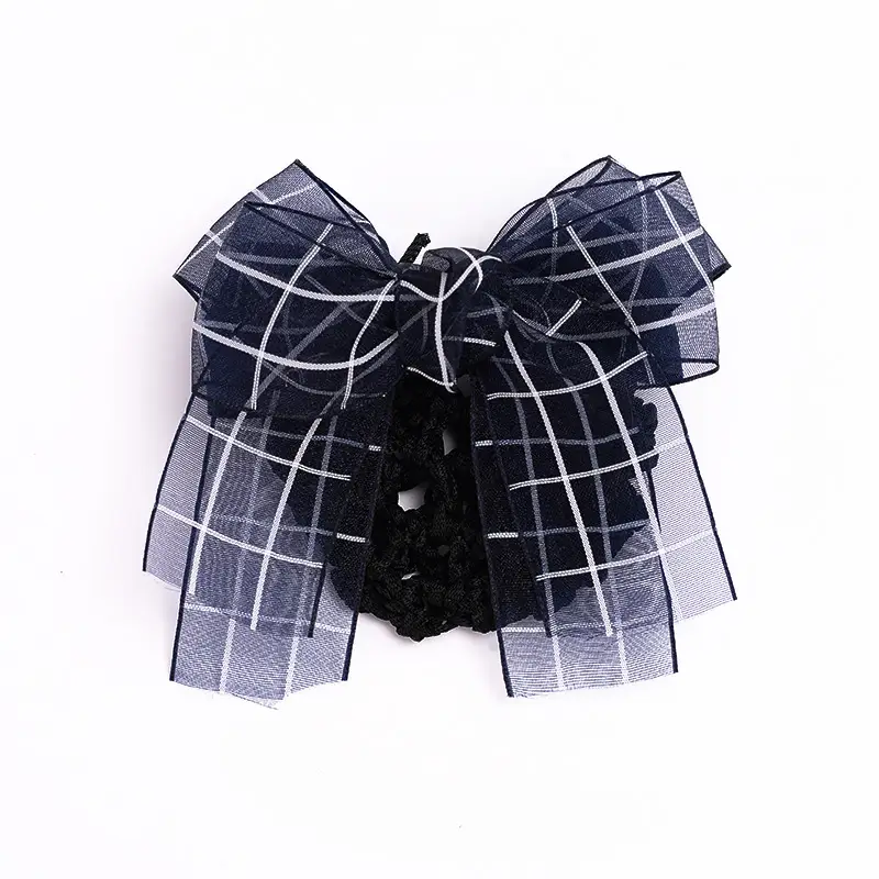 Black Bow Hairpin for Nurses Hairnet Bag Work - Image 4