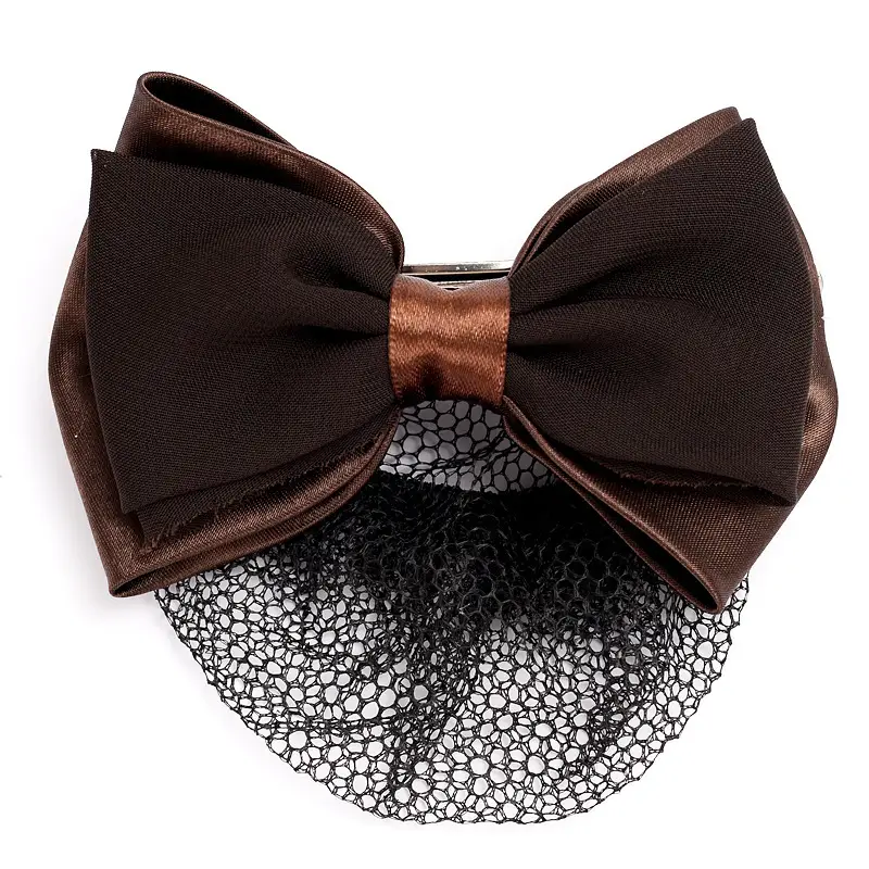 Black Bow Hairpin for Nurses Hairnet Bag Work - Image 42