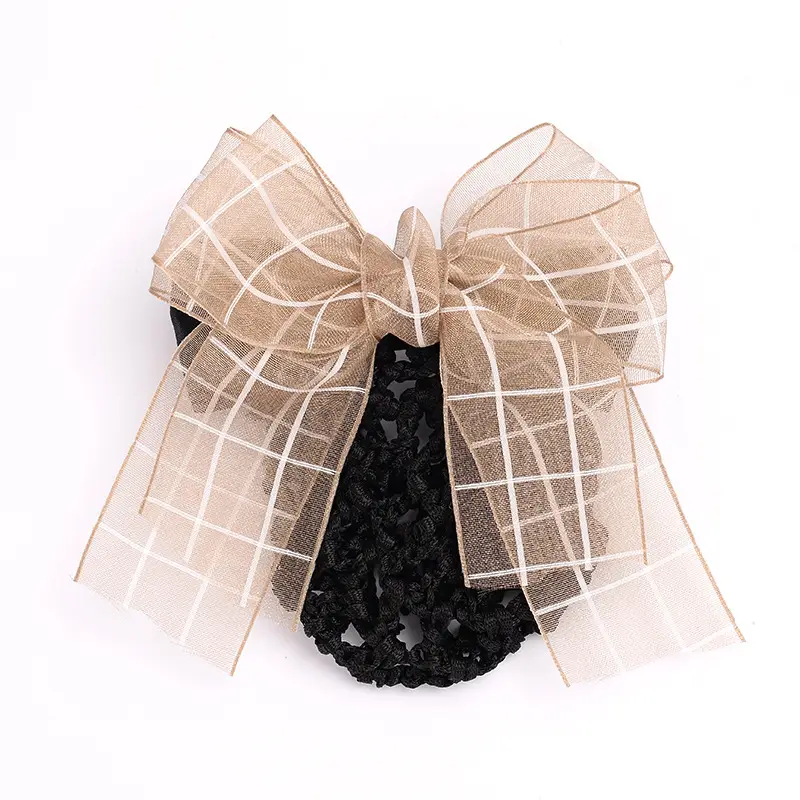 Black Bow Hairpin for Nurses Hairnet Bag Work - Image 7
