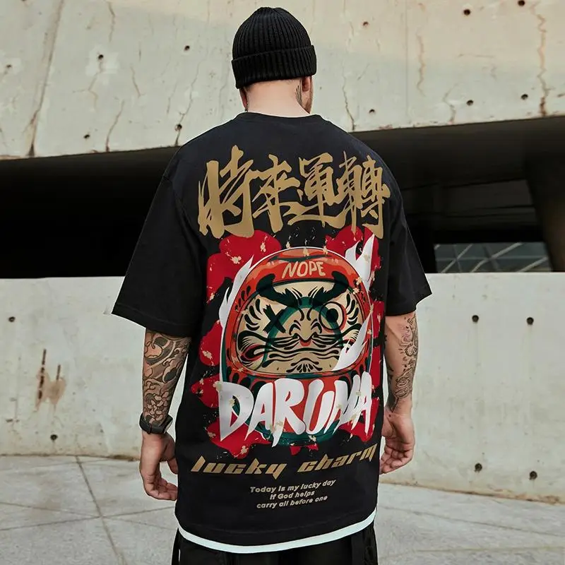Men's New Summer T-Shirt Large Green Back Print - Image 10