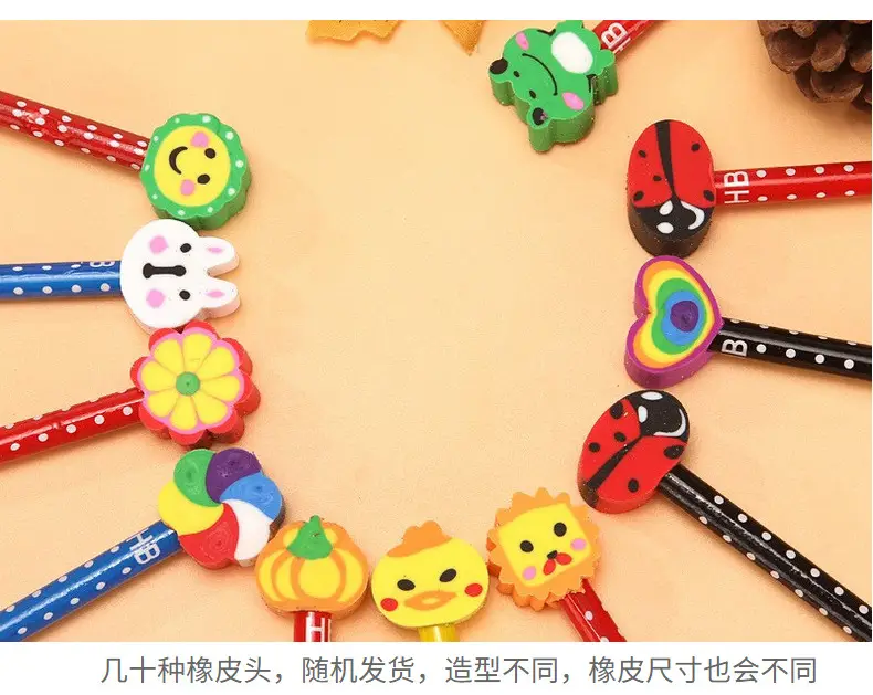Ins Cute Cartoon Student High-Value Pencil Kidsren's Creative Primary School Pen Learning Supplies Stationery Wholesale — feature 11
