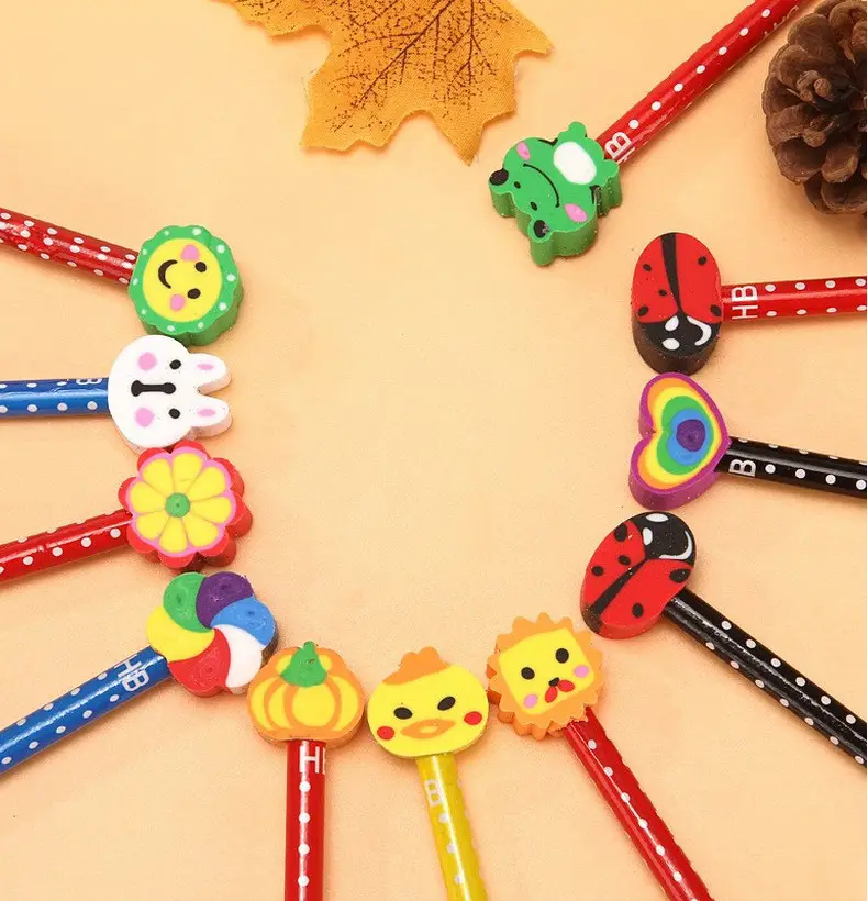 Ins Cute Cartoon Student High-Value Pencil Kidsren's Creative Primary School Pen Learning Supplies Stationery Wholesale — feature 16