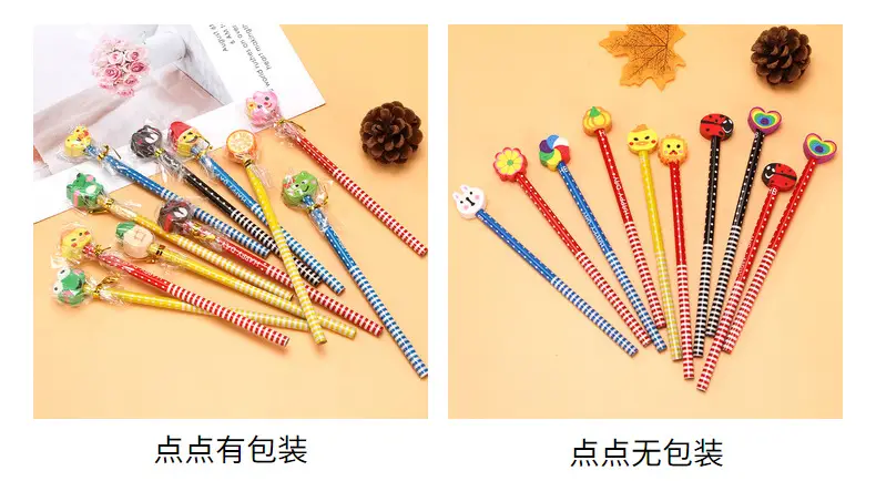 Ins Cute Cartoon Student High-Value Pencil Kidsren's Creative Primary School Pen Learning Supplies Stationery Wholesale — feature 8