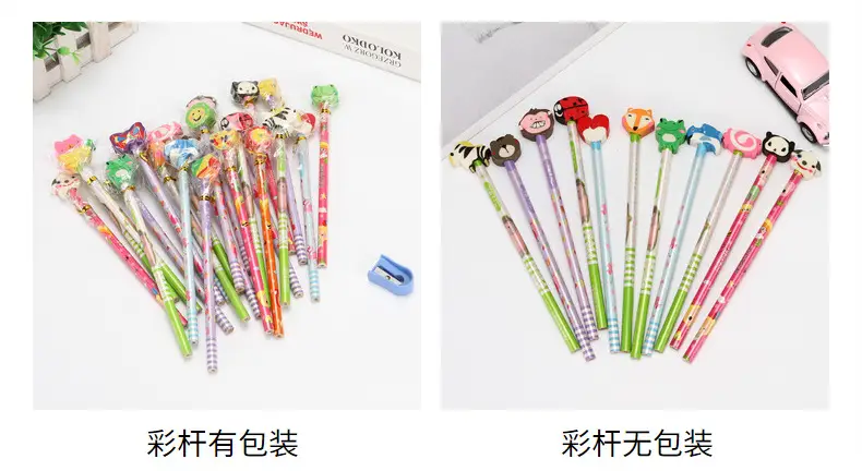 Ins Cute Cartoon Student High-Value Pencil Kidsren's Creative Primary School Pen Learning Supplies Stationery Wholesale — feature 9