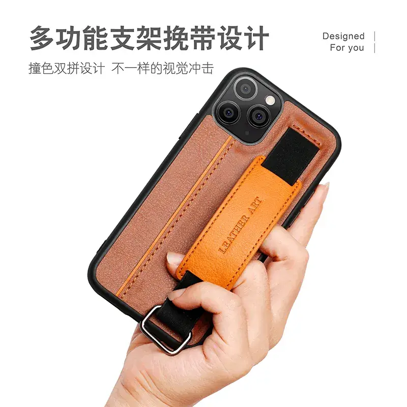 Apple iPhone 15 Pro Case with Wrist Strap & 16 Promax Protection
