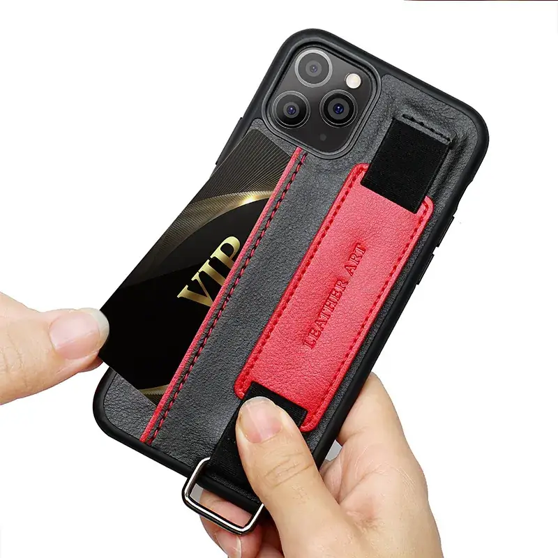 Apple iPhone 15 Pro Case with Wrist Strap & 16 Promax Protection
