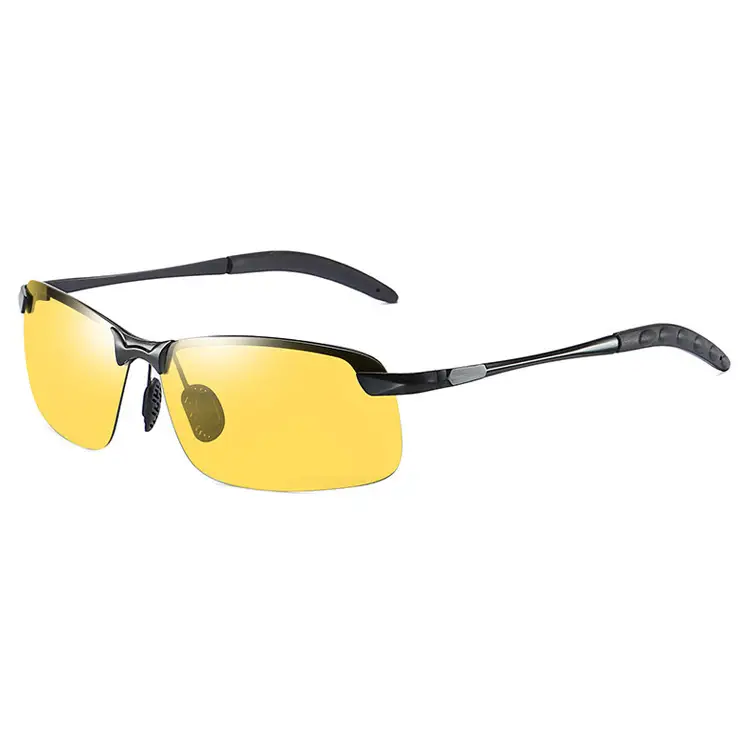 Men Polarized Sunglasses Yellow Gradient 3043 - Image 4