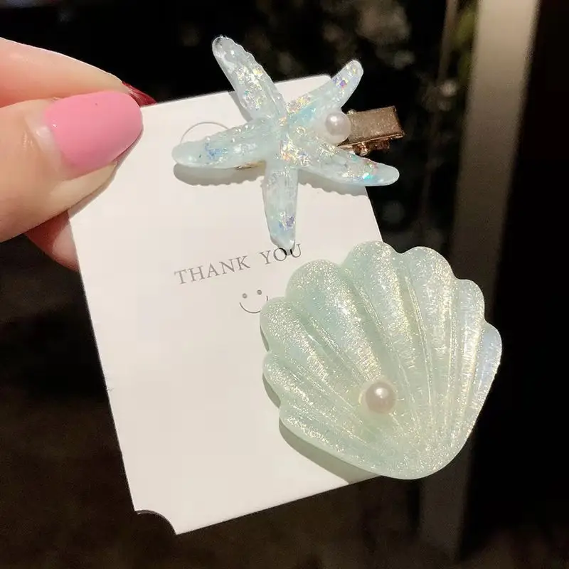 Korean Style Starfish Hairpins for Girls - Image 3
