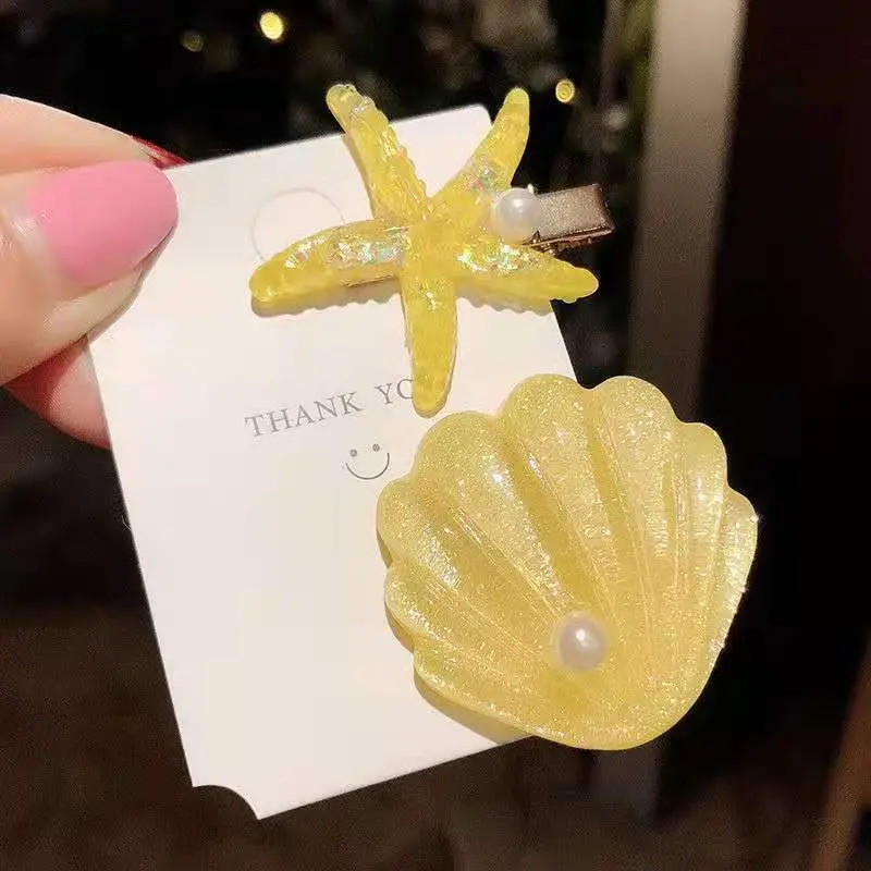 Korean Style Starfish Hairpins for Girls - Image 4