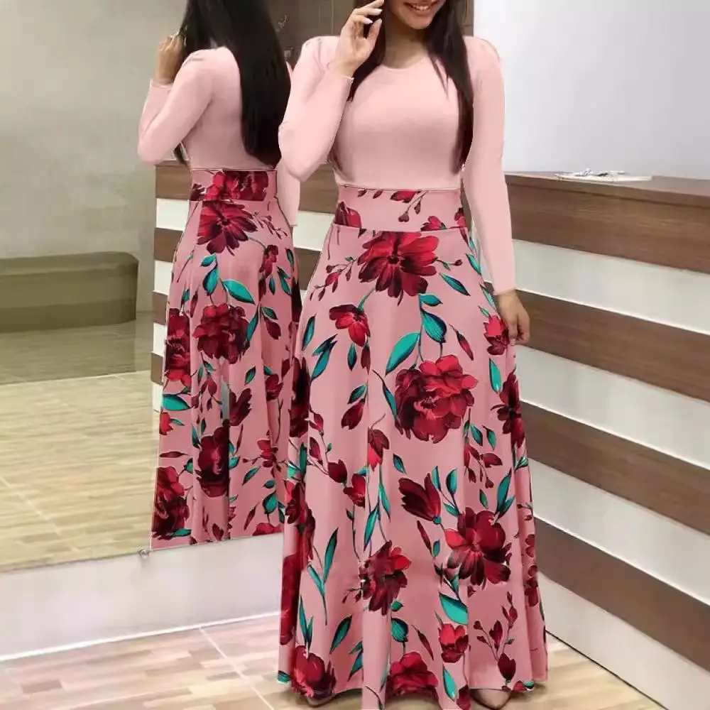 2025 Long Skirt Digital Print Dress for Women - Image 30