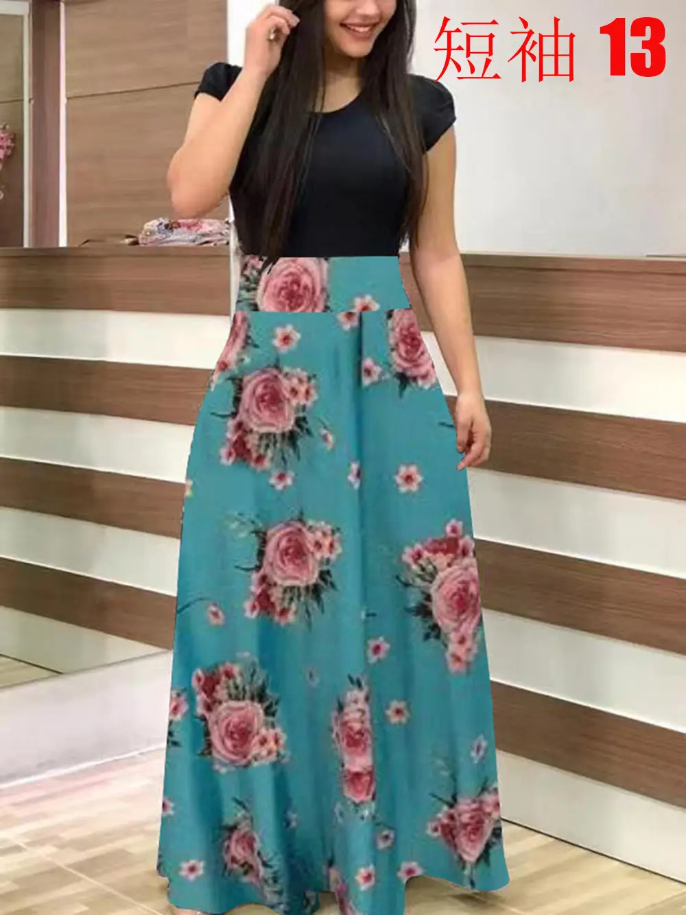 2025 Long Skirt Digital Print Dress for Women - Image 11