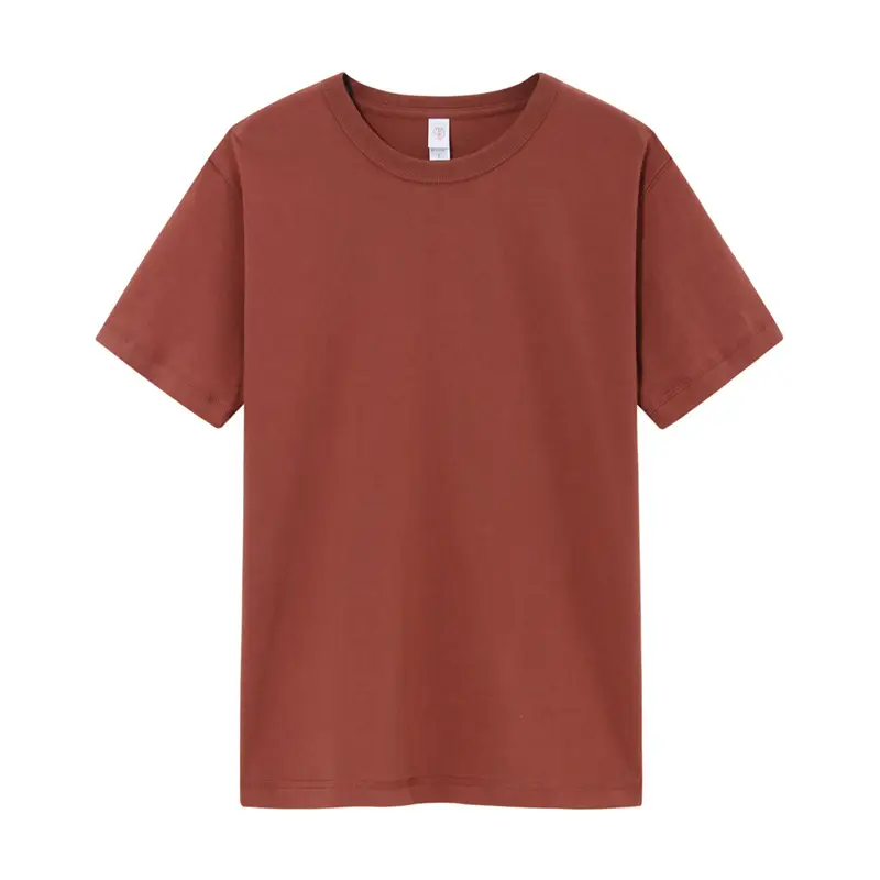 Women Men 300g White Cotton T-Shirt Short Sleeve